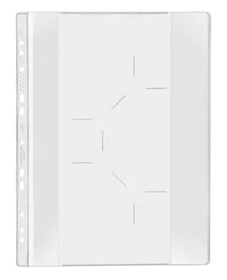 Produktbild von Veloflex 4359000, Binder, Transparent, Weiß, PVC