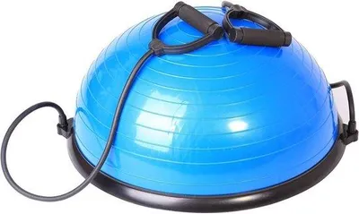 Produktbild von Gleichgewichtsball für Balance und Stabilität - inklusive Trainingsbändern, 62 cm, bis 120 kg
