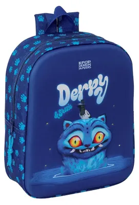 Produktbild von Safta K-pop Demon Hunters Derpy 3d Mini 6l Rucksack Blau  Kinder Blau One Size