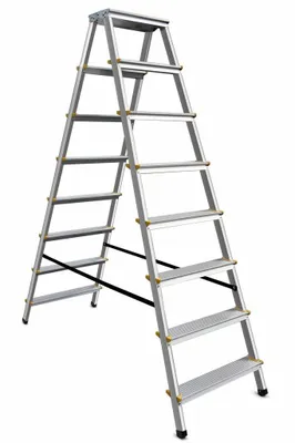 Immagine prodotto di Awtools Sgabello a scala 8 gradini 150Kg