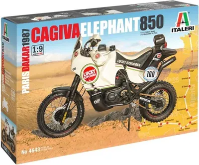 Produktbild von Italeri Motocicletta in kit da costruire 4643 Cagiva Elephant 850 Winner 1987 1