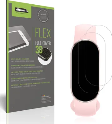 Image de 2x Full Cover mat Film pour Xiaomi Smartband 9 Film de protection ecrán