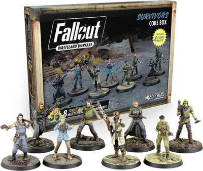 Obrázek produktu pro Fallout Survivors Core Box - Miniaturní hra - ENG edice