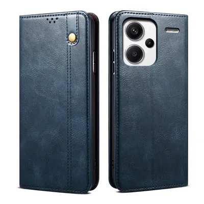 Immagine prodotto di Custodia per Xiaomi Redmi Note 13 Pro+ in pelle flip case portafoglio con funzione stand blu