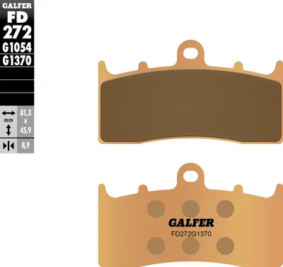 Obrázek produktu pro Brzdové destičky Galfer FD272 - G1370