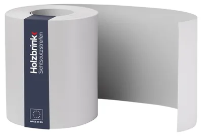 Immagine prodotto di HOLZBRINK Fascia strisce frangivista PP per recinzione | 19 cm x 26 m | Rotolo di nastro per la privacy balcone esterno, giardino esterno | nero (RAL 9005)