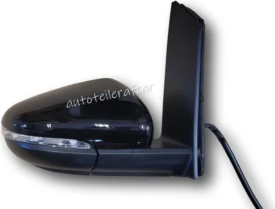Produktbild von Außenspiegel Spiegel rechts elektrisch für Für VW TOURAN 1T3 2010 - 2015 schwarz LC9X