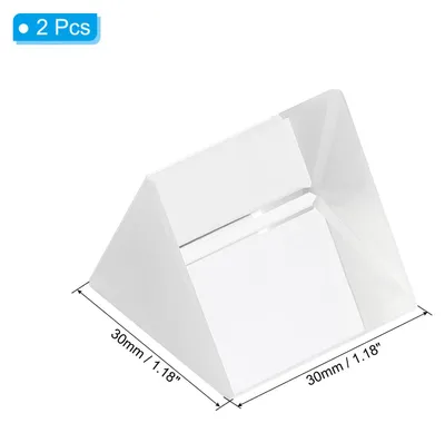 Produktbild von 30mm/1.2" Dreiecksprisma 2 Packung Glas Optisch Kristall Regenbogen Prisma fš¹r Fotografie Physik Unterricht Lichter Foto Klar