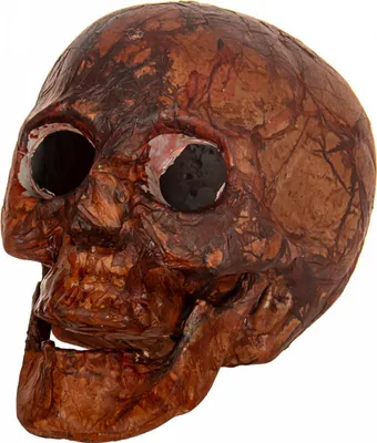 Produktbild von Blutverschmierter Totenkopf Deko mit LED