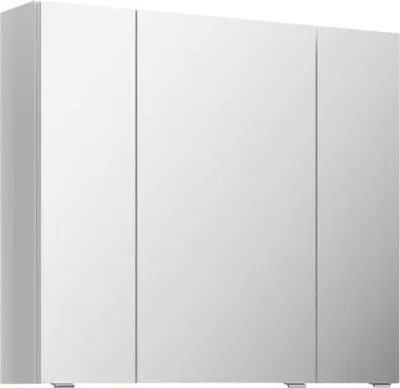 Produktbild von Jungborn Spiegelschrank VENTITRE 80 x 17 x 70,3 cm weiß glanz 3-türig J850.098050