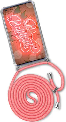 Produktbild von TWIST-Case + TWIST-Cord für OnePlus 8, Farbe:Kooky Flamingo (Silber)