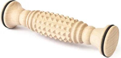 Produktbild von Zubehör, Massage, Massagegerät, Massageball, Fußmassagegerät, Holz, 20 x 2 cm
