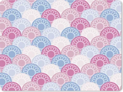 Produktbild von MuchoWow® Mauspad Mousepad Kreis - Muster - Rosa 40x30 cm - Mousepads - Maus Mat - Pad - Mausunterlage - Anti Rutsch