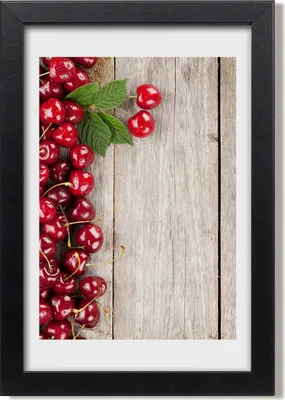 Produktbild von Bild 20x30 MDF-Rahmen, Wandkunst Kirschen