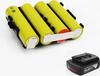 Produktbild von Akkupack für Bosch GBA Professionel Akku 14,4 V Li Compact 1,5 Ah im Zellenhalter