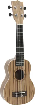 Produktbild von DIMAVERY UK-400 Ukulele Sopran "Zebrawood (26255831)