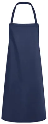 Zdjęcie produktu dla Karlowsky LS5 | Fartuch śliniakowy Faro - 75 x 95 cm - Można prać w temperaturze do 95°C - Kolor: Navy (ok. Pantone 2767C) - Rozmiar: 75 x 95 cm