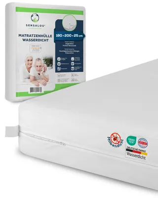 Produktbild von Sensalou Matratzenbezug Reissverschluss Encasing für Allergiker - 180 x 200 cm
