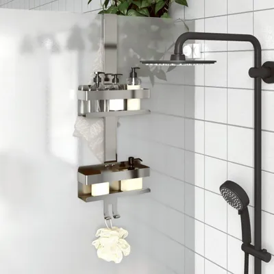 Obrázek produktu pro Sprchový košík Závěsná kartáčovaná nerezová ocel 304