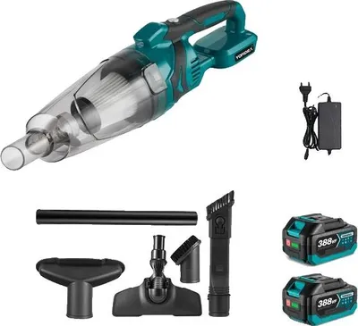 Image de Aspirateur électrique, design sans fil, forte puissance d'aspiration, 2 batteries