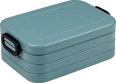 Produktbild von Mepal Take a Break midi – Nordic Green – 900 ml Inhalt – Lunchbox mit Trennwand – ideal für Mealprep – spülmaschinenfest, ABS