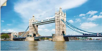 Produktbild von ARTland Wandbild, selbstklebend London Tower Bridge Größe: 60x30 cm