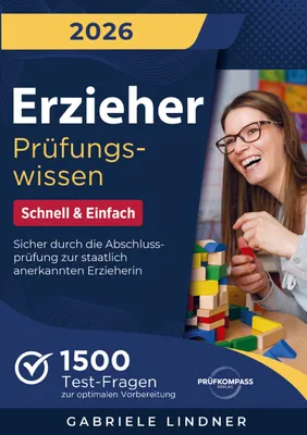 Produktbild von Erzieher Prüfungswissen - Schnell & Einfach