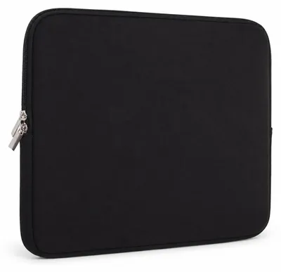 Produktbild von 16 Zoll Laptop Tasche Notebooktasche Schwarz Notebook Laptoptasche Herren Damen Schutzhülle Schutztasche Sleeve Neopren 38,5 cm x 29,5 cm x 2 cm