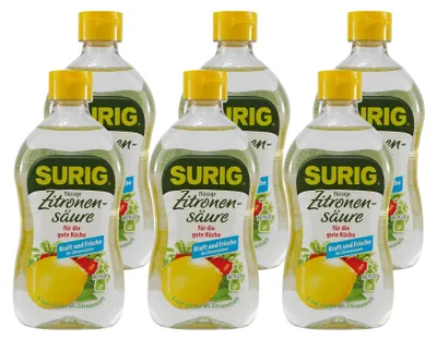 Produktbild von Surig Zitronen-Säure (12 x 390ml)