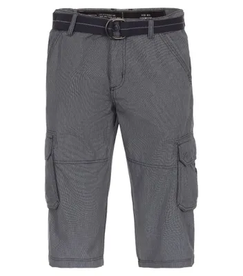Produktbild von CASAMODA Herren Cargo-Bermuda-Shorts 3/4 Regular Fit Blau meliert 32