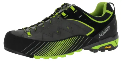 Produktbild von Asolo Freney Guida GV MM wasserdichte und stabile Herren Zustiegsschuhe mit griffiger Vibramsohle und Goretex Membrane Graphite/Green Lime EU 46