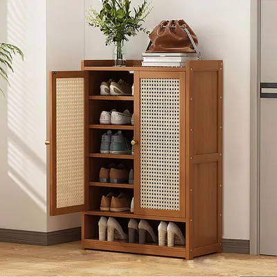 Produktbild von 360Home Schuhschrank Schrank Aufbewahrungsschrank Schuhregal Staubschutz-Schuhschrank