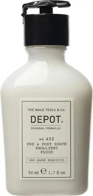 Zdjęcie produktu dla Depot, 400 Shave Specifics No. 402, Essential Oils, Soothing, Pre & Post Shaving Fluid, 50 ml