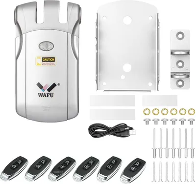 Produktbild von Drahtloses Fernbedienung Smart Lock, Schlüsselzugang, vielseitige Entsperroptionen, einfache Installation, Mit 6 Controllern
