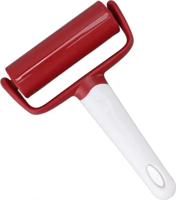 Image de Rouleau à pâtisserie en plastique de type T avec poignée pour la pâte à pizza et la croûte de tarte