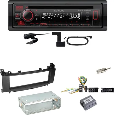 Produktbild von Kenwood KDC-BT450DAB Bluetooth DAB Einbauset für Mercedes A B Klasse W245 W169