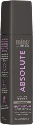 Zdjęcie produktu dla MineTan Absolute Ultra Dark pianka 200 ml ultra dark efekt opalenizny 1h bez smug naturalny kolor