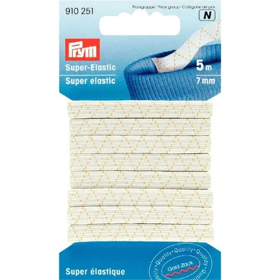 Obrázok produktu pre Guma super elastická, 7 mm, biela, 5 m