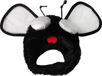 Produktbild von INF Halloween Tierkostüm Hut - Lustige Katze & Hund Verkleidung Plüsch Kopfbedeckung