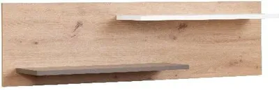 Produktbild von Wandregal KEVIN 10 40 cm Eiche Artisan +Weiß + Graphit