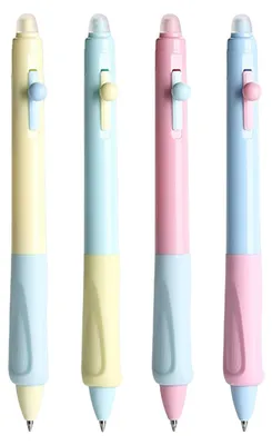 4er-Pack 0,5 mm einziehbare Gelstifte, auswischbar