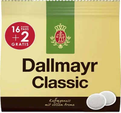 Produktbild von Dallmayr Classic | 16+2 Kaffeepads