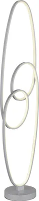 Immagine prodotto di Globo Lighting|Lampada da terra in metallo color argento opaco, LED