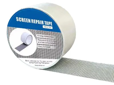 Imagen del producto de Cinta para reparación de mosquiteras, extra resistente, 10 m x 48 mm, autoadhesiva para ventanas