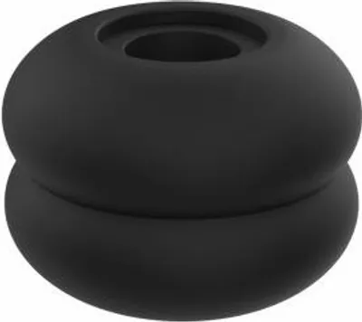 Produktbild von Engels Kerzen Stabkerzenhalter Jana L, Aluminium, Schwarz, Ø 7 H 5 cm, 50008045000