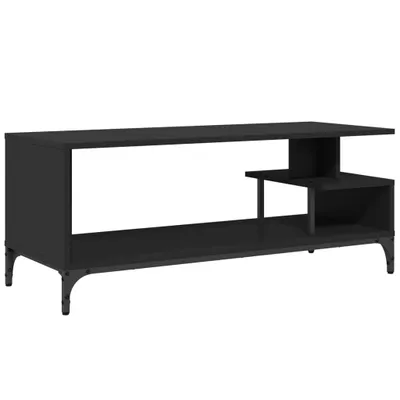 Obrázek produktu pro vidaXL TV skříňka černá 102x40x41 cm materiál na bázi dřeva a oceli
