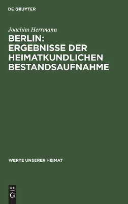 Produktbild von Berlin: Ergebnisse der heimatkundlichen Bestandsaufnahme