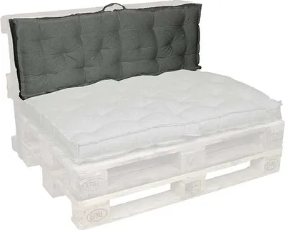 Produktbild von Palettenauflage Palettenkissen Rückenkissen SCANDIC dunkelgrau 120x40cm Lemetex