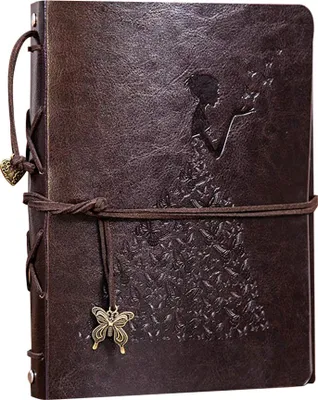 Obrázek produktu pro Scrapbookové album, DIY vintage scrapbook, samolepicí kniha hostů na svatbu, album na vzpomínky z cest, dárky k svátku, narozeninám a výročí