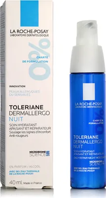 Produktbild von La Roche-Posay Toleriane Nachtcreme Dermallergo Nuit 40 ml